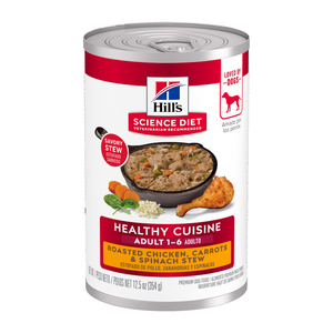 Hill's Science Diet Adult Healthy Cuisine estofado alimento humedo para perro 354 g