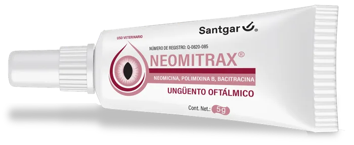 Neomitrax neomicina + polimixina B + bacitracina ungüento oftálmico