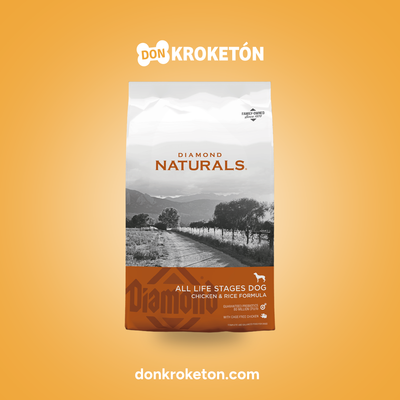 Diamond Naturals Pollo & Arroz - imagen comercial Don Kroketon