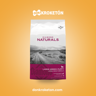 Diamond Naturals Cachorro Raza Grande - imagen comercial Don Kroketon