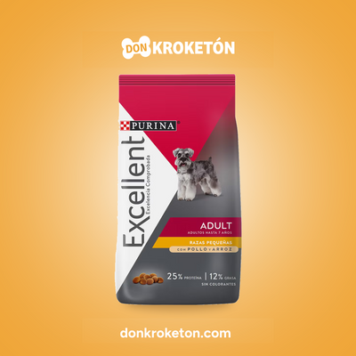 Excellent Adulto Raza Chica 7.5kg - imagen comercial Don Kroketon