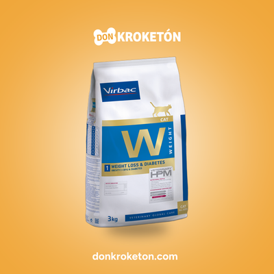 Virbac Cat Weight Loss & Diabetes 3kg - imagen comercial Don Kroketon