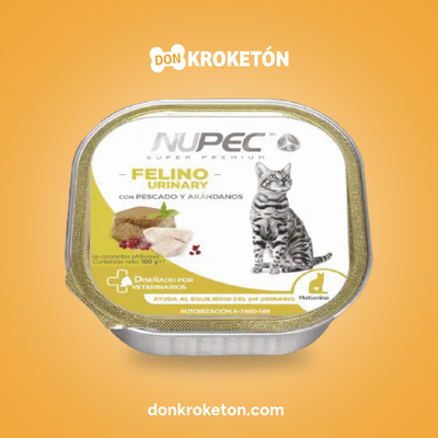 Nupec Húmedo Felino Urinary 100 g – Clúster 16 pzas - imagen comercial Don Kroketon