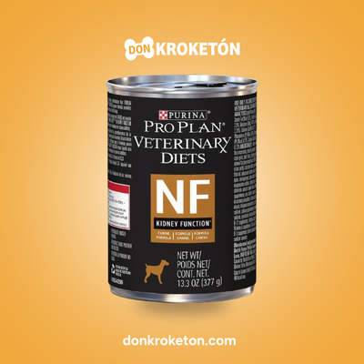 Pro Plan Veterinary Diets NF Kidney Function Canine Lata 380 g - imagen comercial Don Kroketon