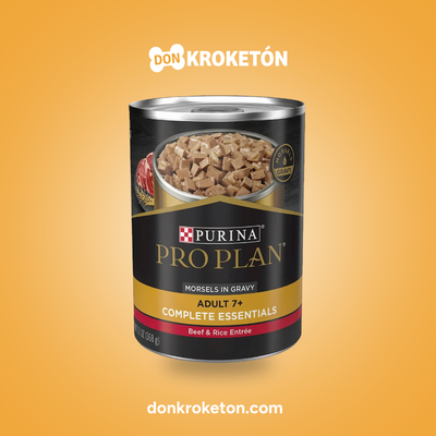 Pro Plan Adult 7+ Senior Lata 368 g - imagen comercial Don Kroketon