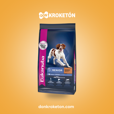 Eukanuba Senior Raza Mediana - imagen comercial Don Kroketon