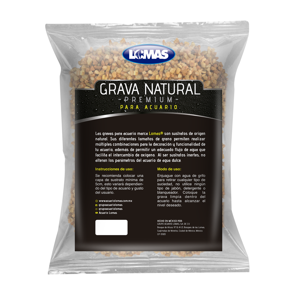 Lomas Grava para Acuario – Marmol Oro Viejo 3 kg