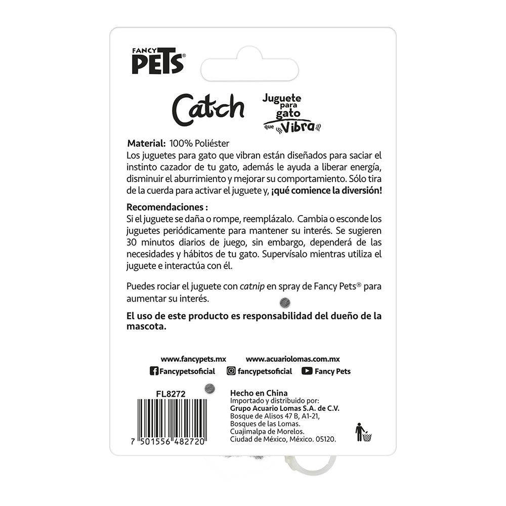 Ethical Products Juguete Ratoncillo Vibro Catch para Gato