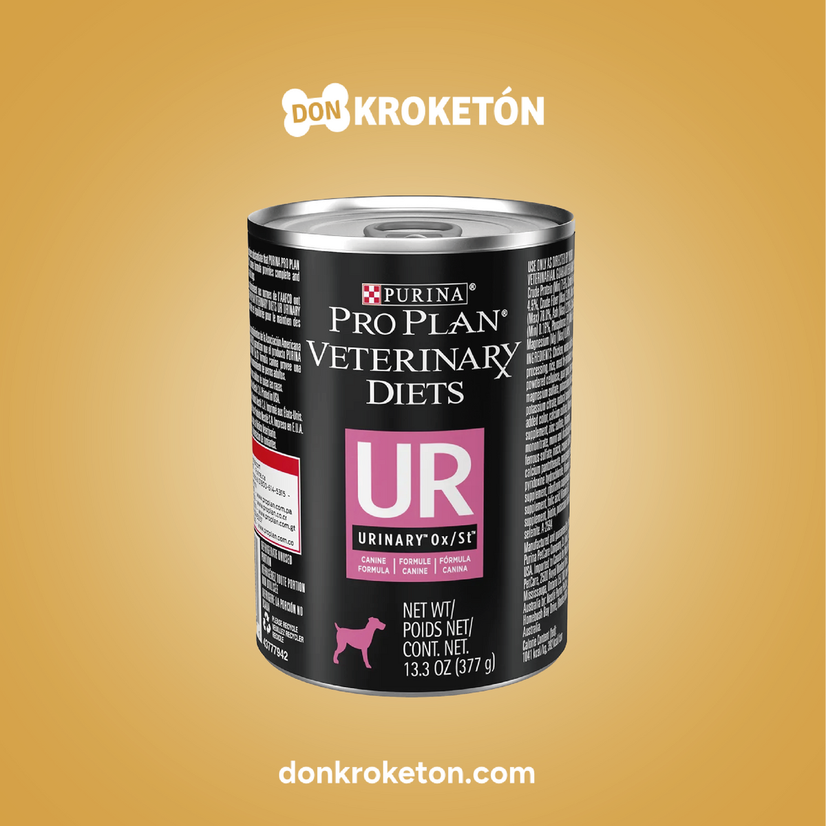Pro Plan Veterinary Diets UR Urinary Canine Lata 380 g