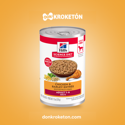 Hill's Science Diet Adult Pollo Lata 370 g - imagen comercial Don Kroketon