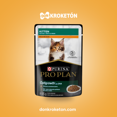 Pro Plan Gatito Sobre Pollo - imagen comercial Don Kroketon