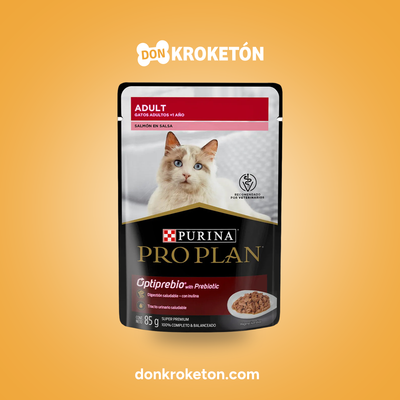Pro Plan Gato Adulto Sobre Salmón - imagen comercial Don Kroketon