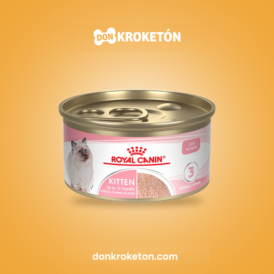 Royal Canin Kitten Loaf Lata - imagen comercial Don Kroketon