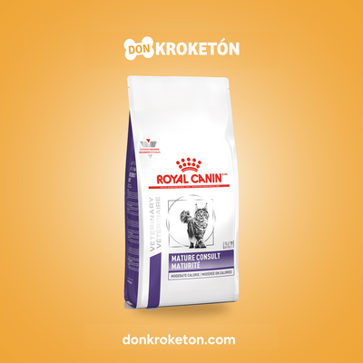 Royal Canin Mature Consult Moderate Calorie Felino - imagen comercial Don Kroketon