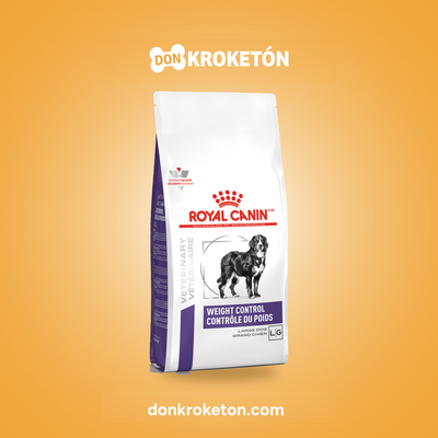 Royal Canin Veterinary Weight Control Raza Grande - imagen comercial Don Kroketon
