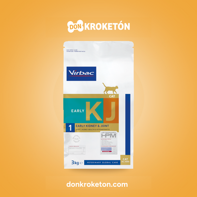 Virbac Cat Early Kidney & Joint 3kg - imagen comercial Don Kroketon