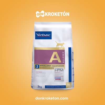 Virbac Cat HypoAllergy Hydrolyzed Fish Protein 3kg - imagen comercial Don Kroketon