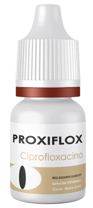 Proxiflox ciprofloxacino solución oftálmica