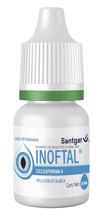 Inoftal ciclosporina A 2 % oftálmico