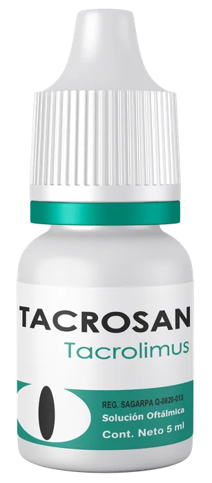 Tacrosan tacrolimus 0.03 % oftálmico