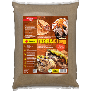 Tropical Terra Clay Brown Sustrato Natural Estructural para Reptiles