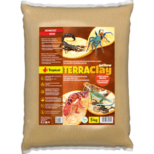 Tropical Terra Clay Yellow Sustrato Natural Estructural para Reptiles