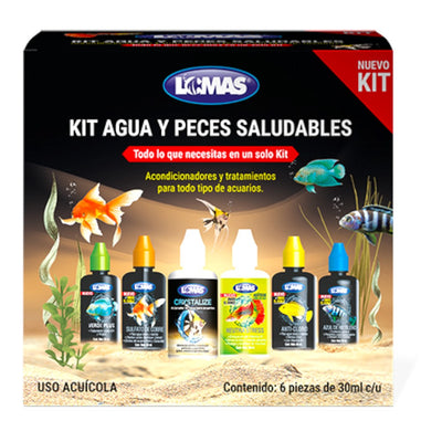 Lomas Kit Agua y Peces Saludables para Peces