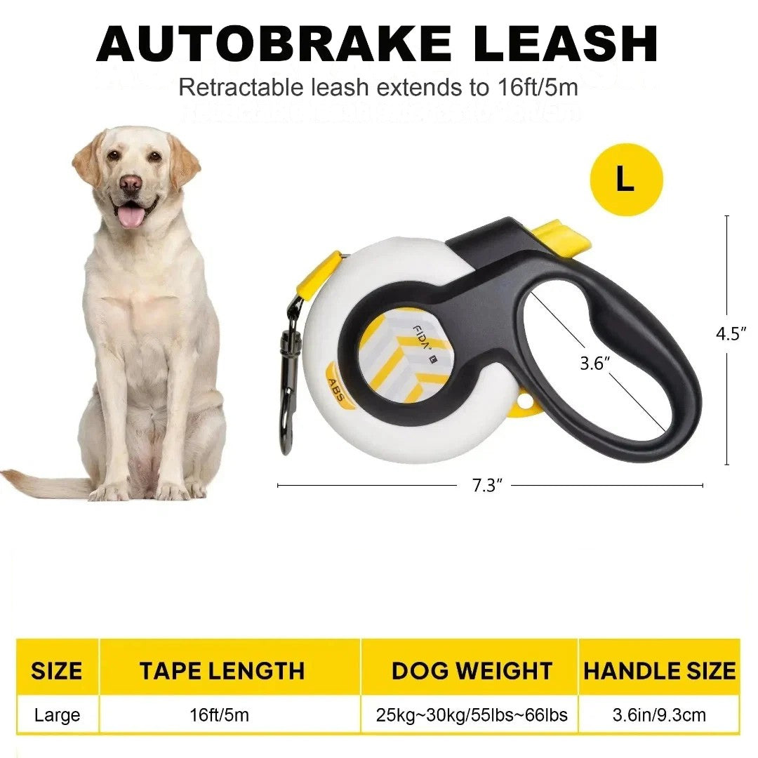 Fida Correa Retractil con Autobrake Xtreme para Perro