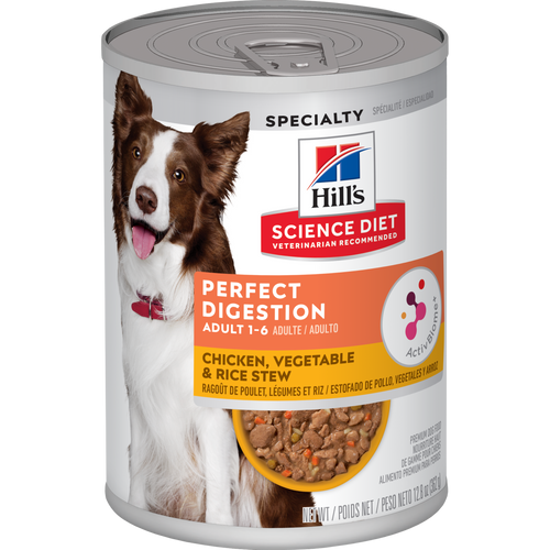 Hill's Science Diet Adult Perfect Digestion estofado alimento humedo para perro 363 g