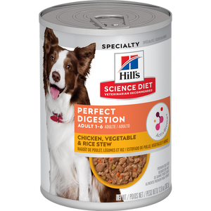 Hill's Science Diet Adult Perfect Digestion estofado alimento humedo para perro 363 g