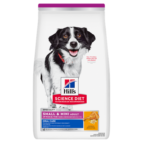 Hill's Science Diet Adult Oral Care Small & Mini alimento seco para perro adulto raza pequeña cuidado dental