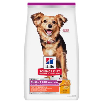 Hill's Science Diet Adult Perfect Digestion Small & Mini alimento seco para perro raza pequena cuidado digestivo