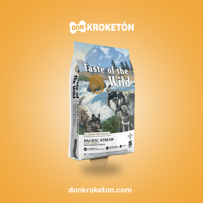 Taste of the Wild Cachorro Salmon - imagen comercial Don Kroketon