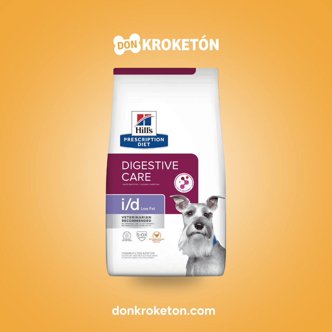 Hills I/D GastroIntestinal Low Fat - imagen comercial Don Kroketon