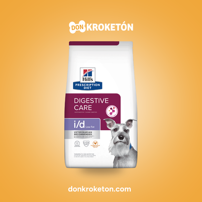 Hills I/D GastroIntestinal Low Fat - imagen comercial Don Kroketon