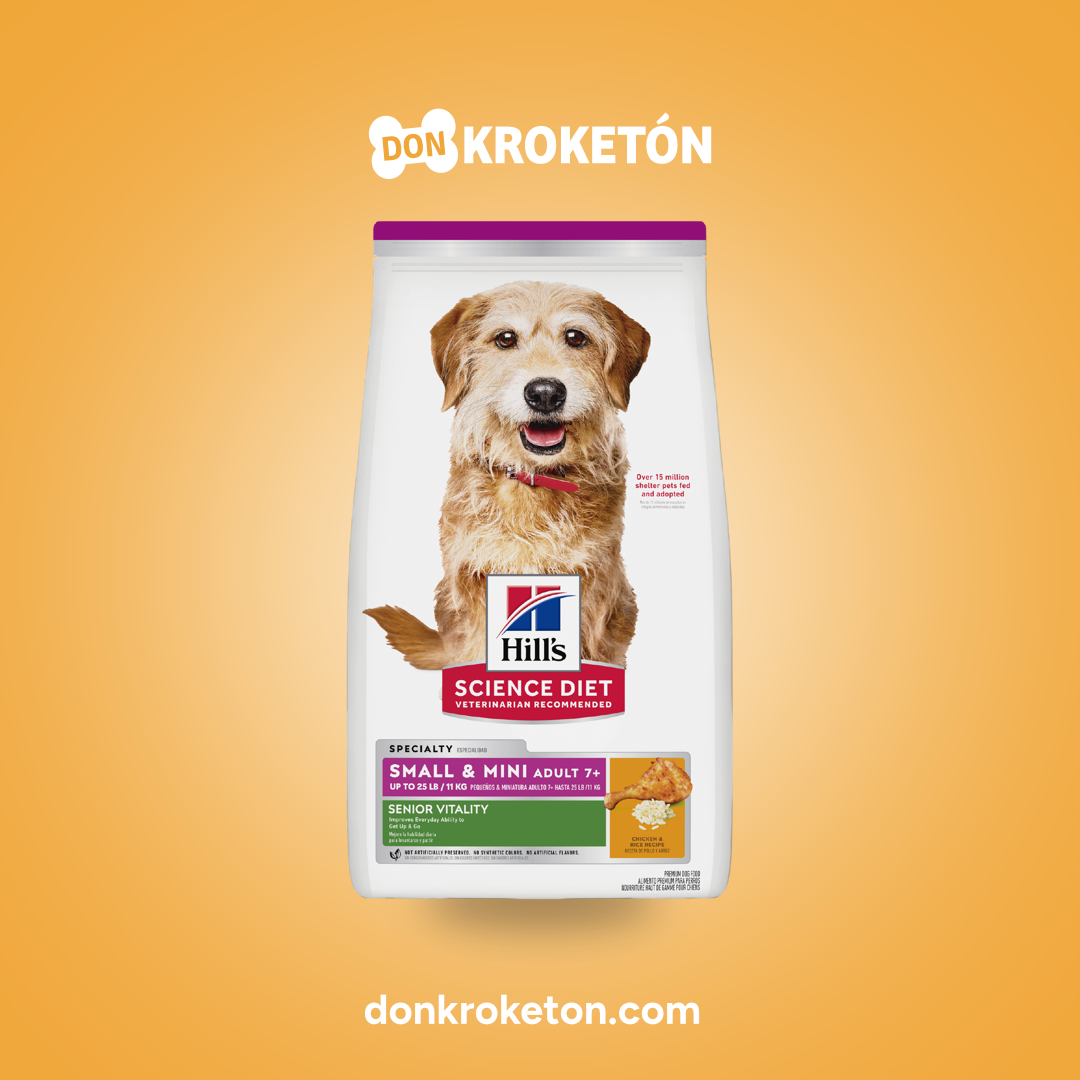 Hills Senior Vitality Chico 5.7kg - imagen comercial Don Kroketon