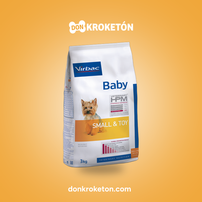 Virbac Baby Small & Toy 3kg - imagen comercial Don Kroketon