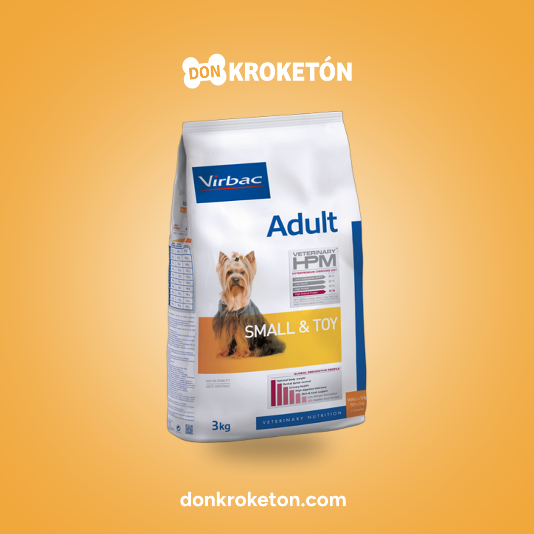 Virbac Adult Small & Toy - imagen comercial Don Kroketon