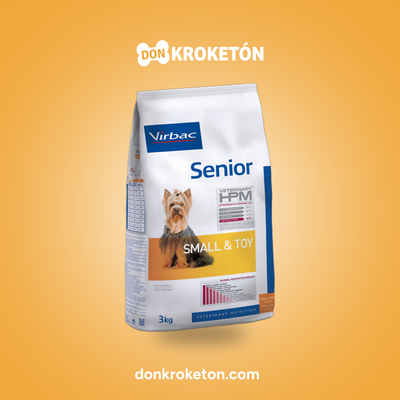 Virbac Senior Small & Toy - imagen comercial Don Kroketon