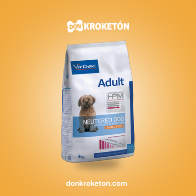 Virbac Adult Neutered Small & Toy - imagen comercial Don Kroketon