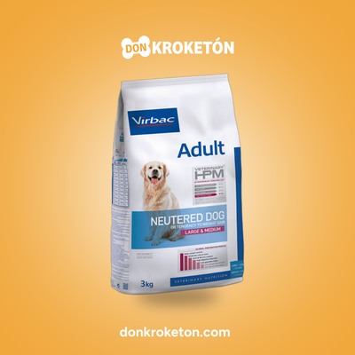 Virbac Adult Neutered Large & Medium 12kg - imagen comercial Don Kroketon