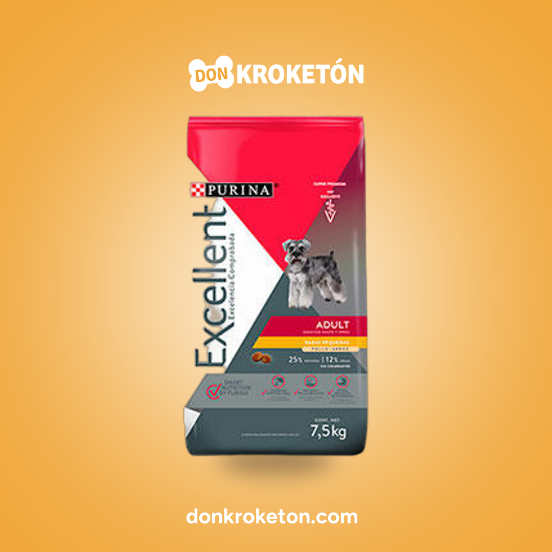 Excellent Adulto Raza Chica 7.5kg - imagen comercial Don Kroketon