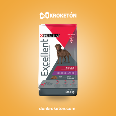 Excellent Adulto Cordero 20kg - imagen comercial Don Kroketon