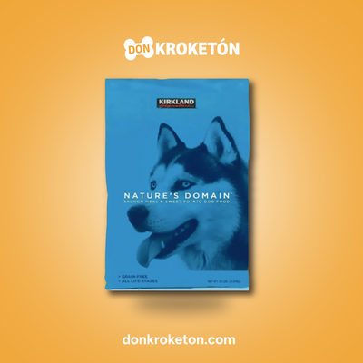Kirkland Salmon (Para cachorros y adultos) 16kg - imagen comercial Don Kroketon