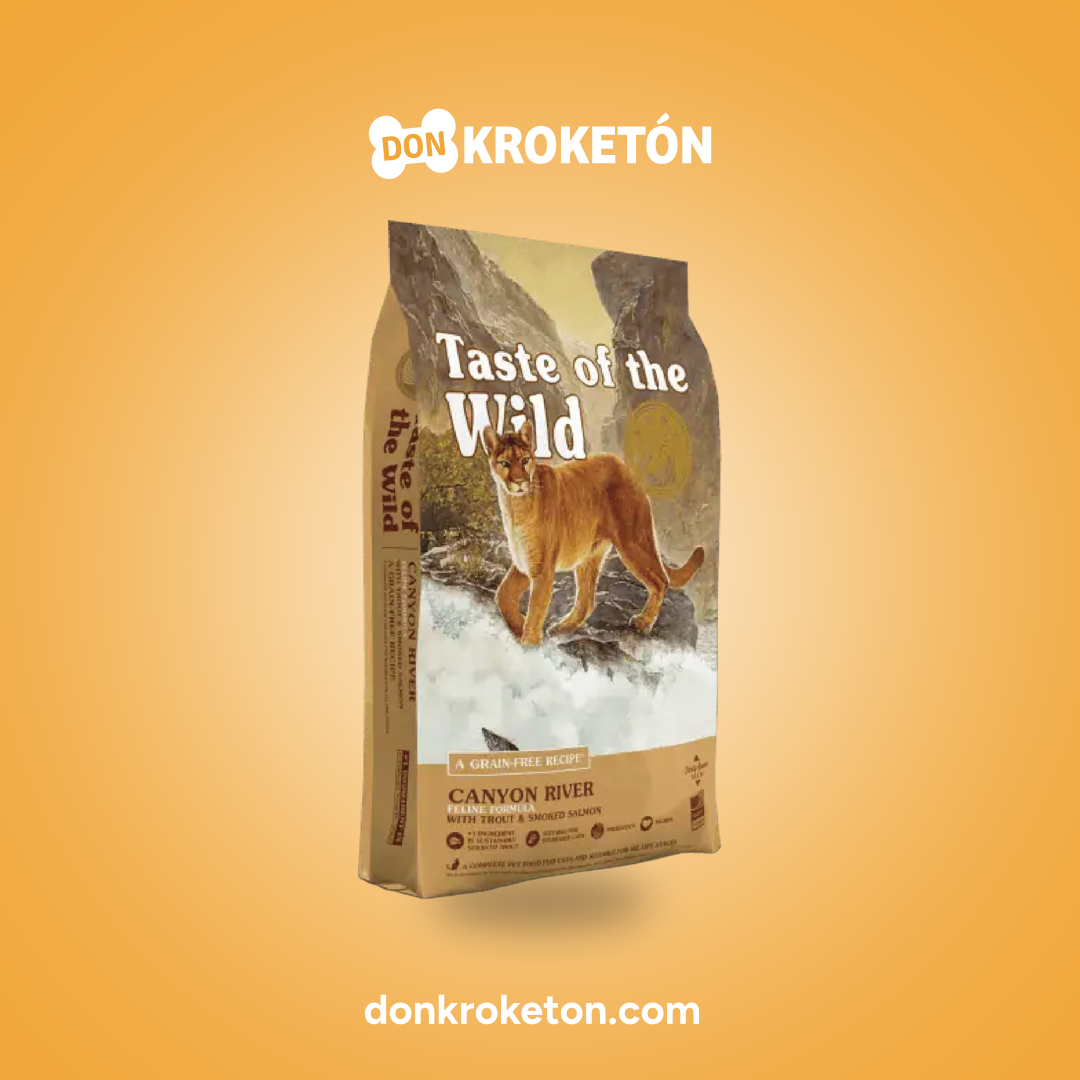 Taste of the Wild Canyon River Felino - imagen comercial Don Kroketon