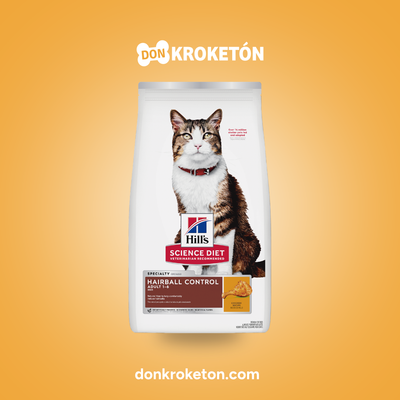 Hills Felino Hairball Control - imagen comercial Don Kroketon