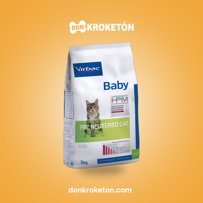 Virbac Baby PreNeutered Cat 3kg - imagen comercial Don Kroketon