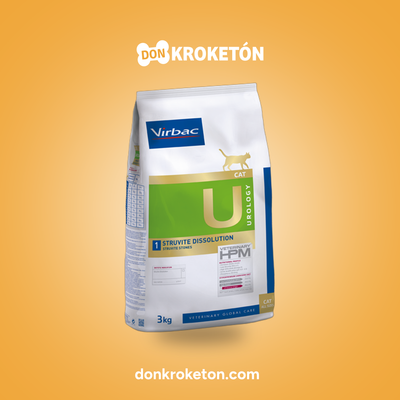 Virbac Cat Urology Struvite Dissolution 3kg - imagen comercial Don Kroketon