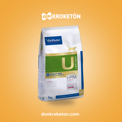 Virbac Cat Urology Urinary WIB 3kg - imagen comercial Don Kroketon