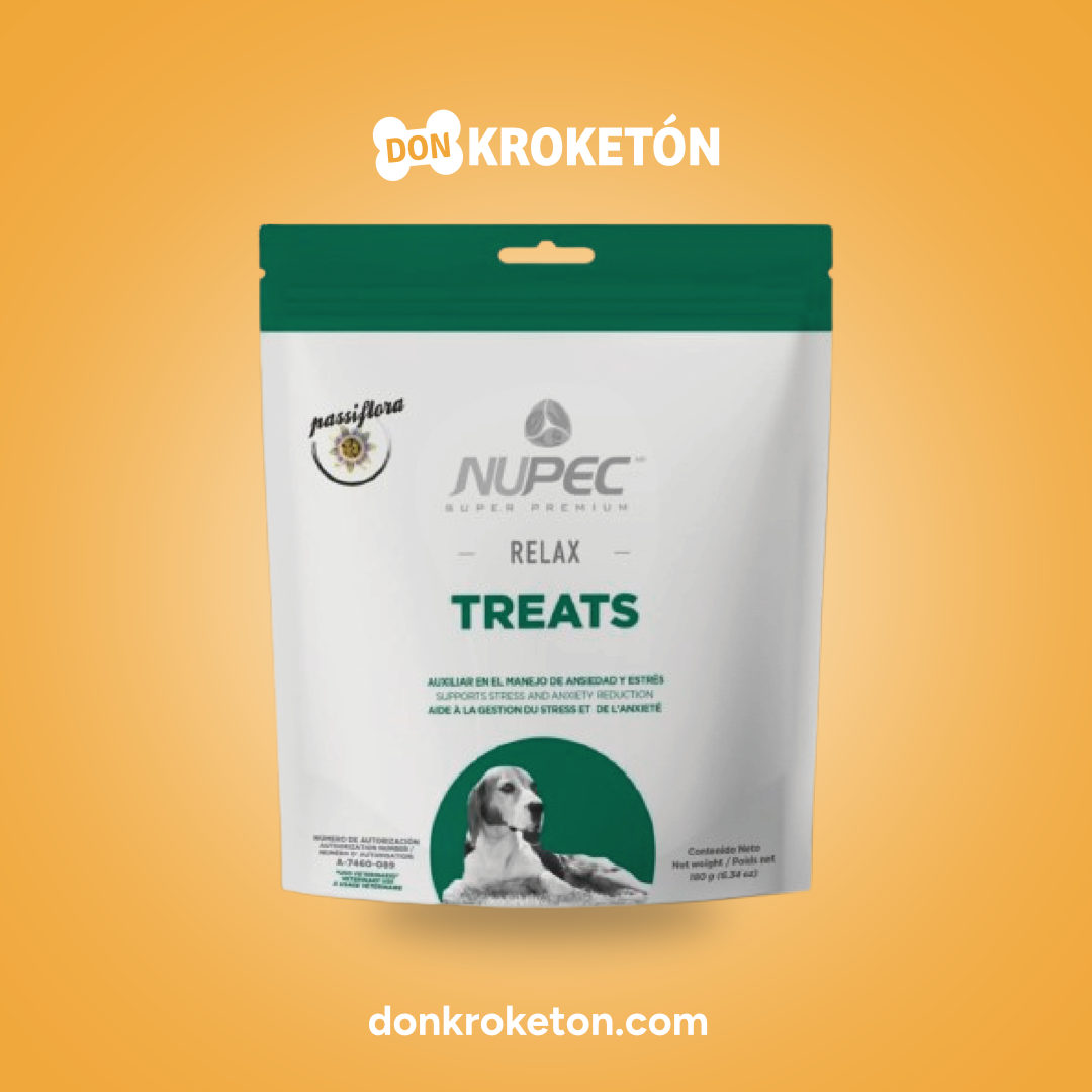 Nupec Treats RELAX 180gr - imagen comercial Don Kroketon
